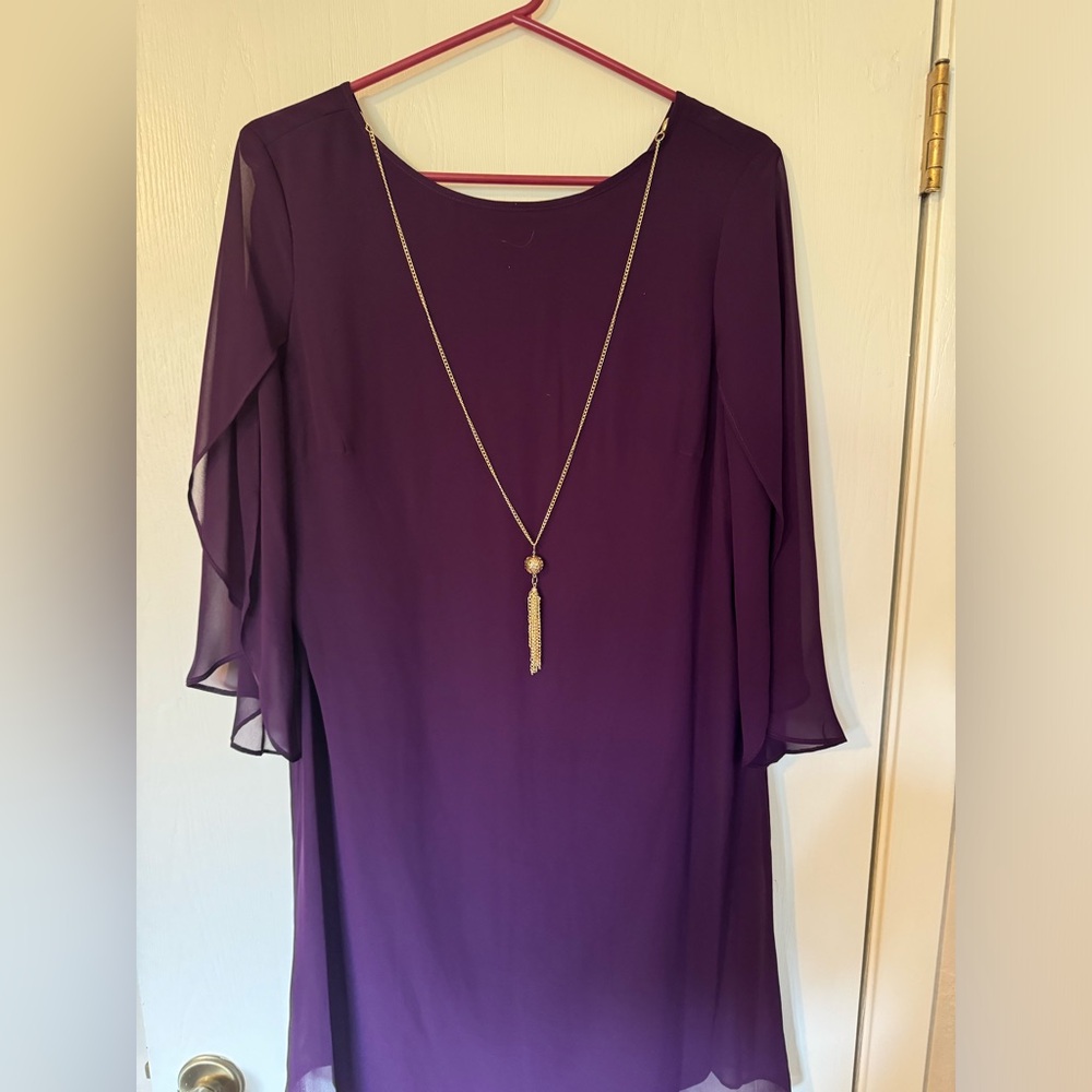 Chiasso Women’s Dress - size 6 - Luxe Plum - style #935233